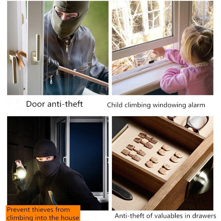 Household Door And Window Anti-theft Alarm Remote Control Wireless Door Magnetic Alarm Household Door And Window Anti-theft Alarm Remote Control Wireless Door Magnetic Alarm